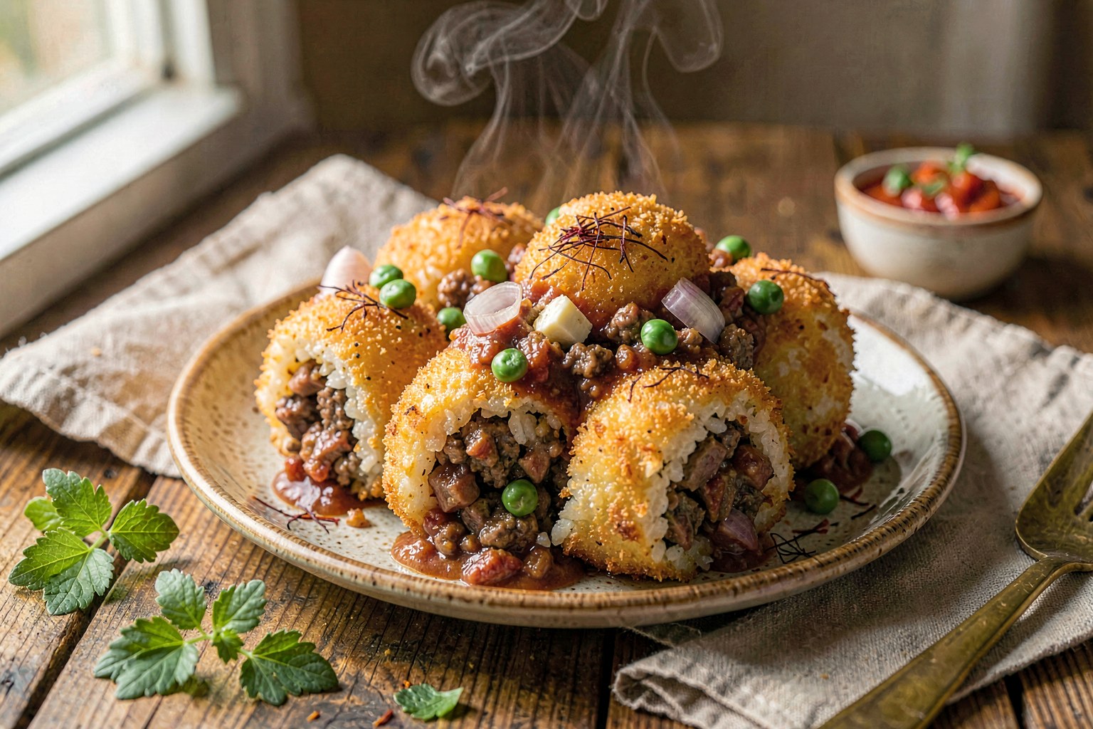 Arancini al Ragu (Sicilian Risotto Balls)