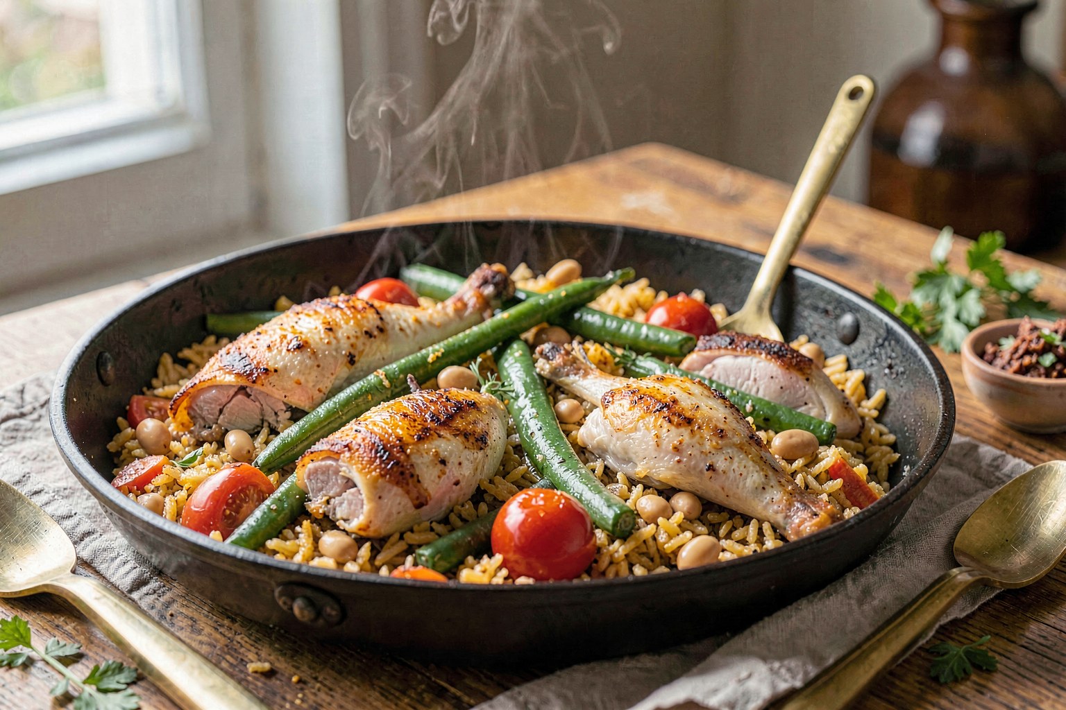 Arroz a la Valenciana (Paella Valenciana)