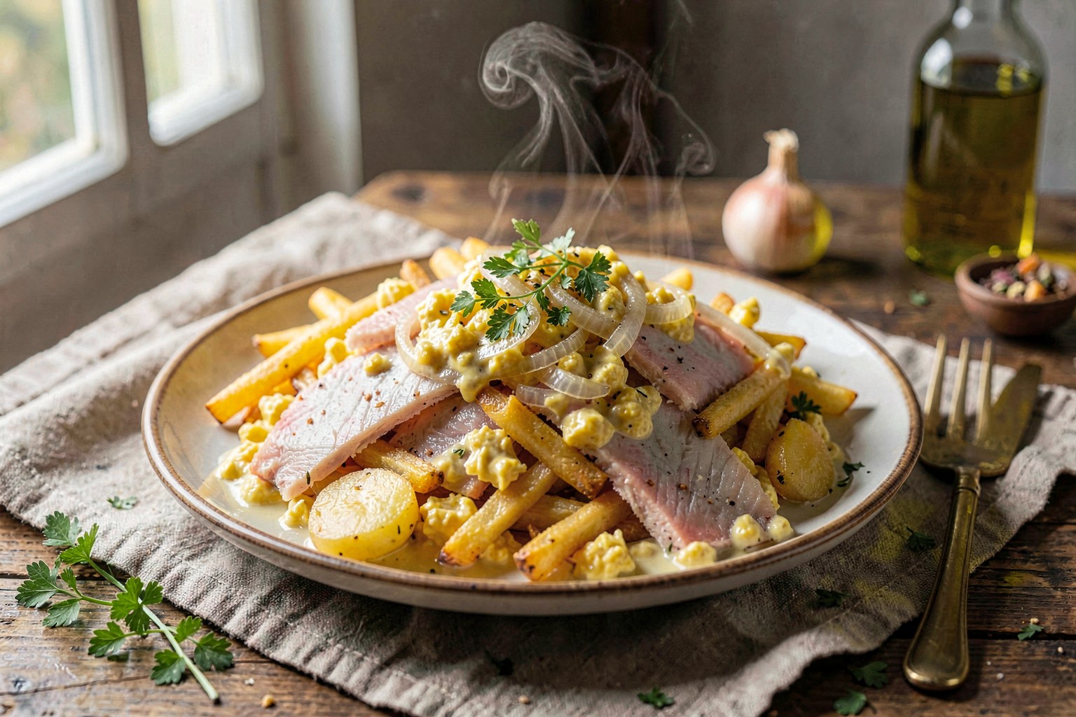 Bacalhau à Brás (Portuguese Cod Hash)
