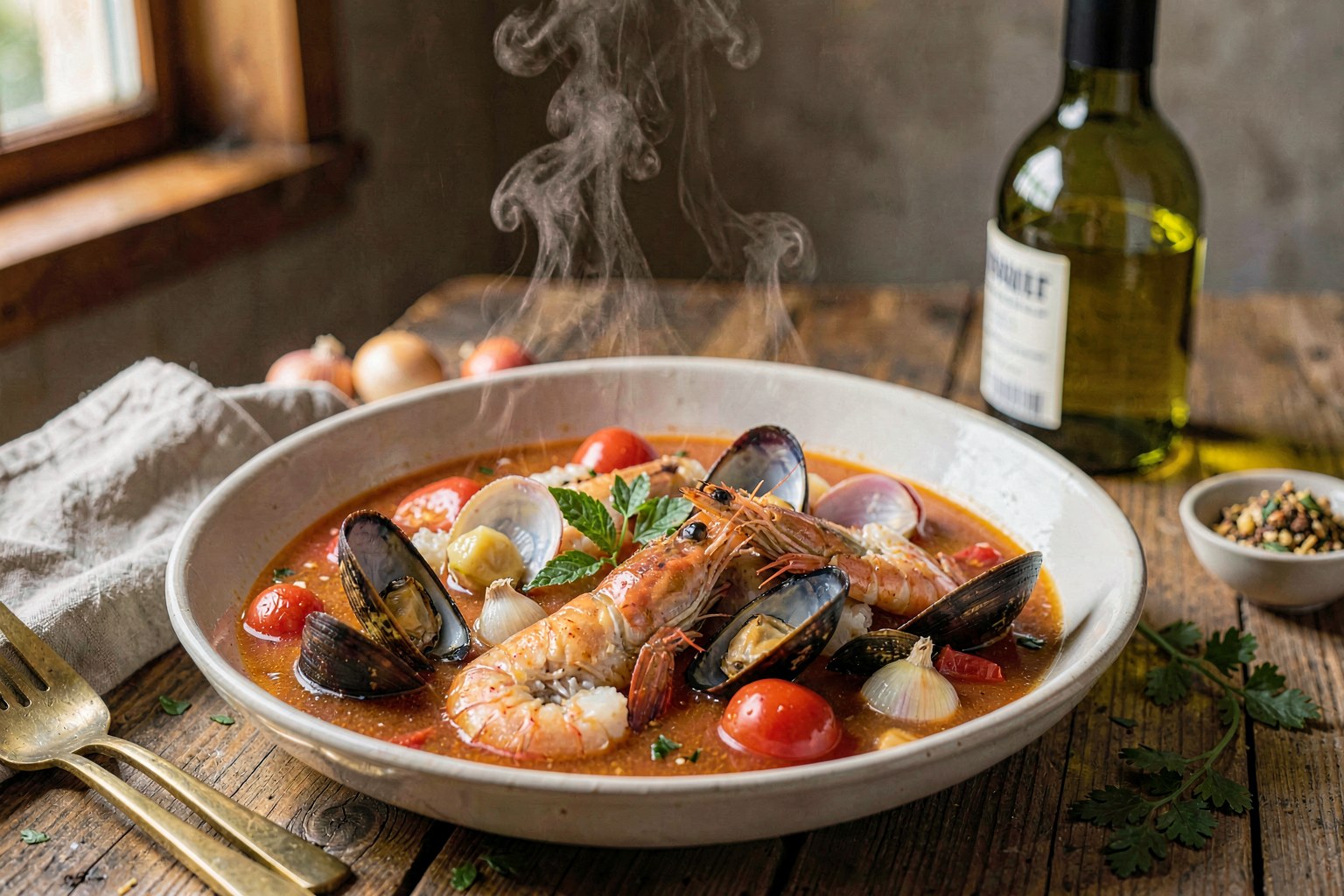 Cataplana de Marisco (Portuguese Seafood Stew)