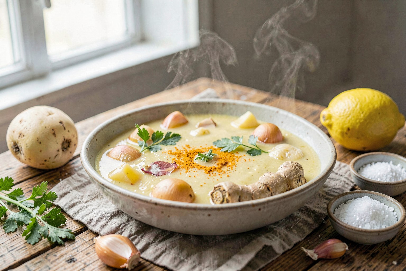 Creamy Turnip Root Soup (Nordic Clean Tradition)