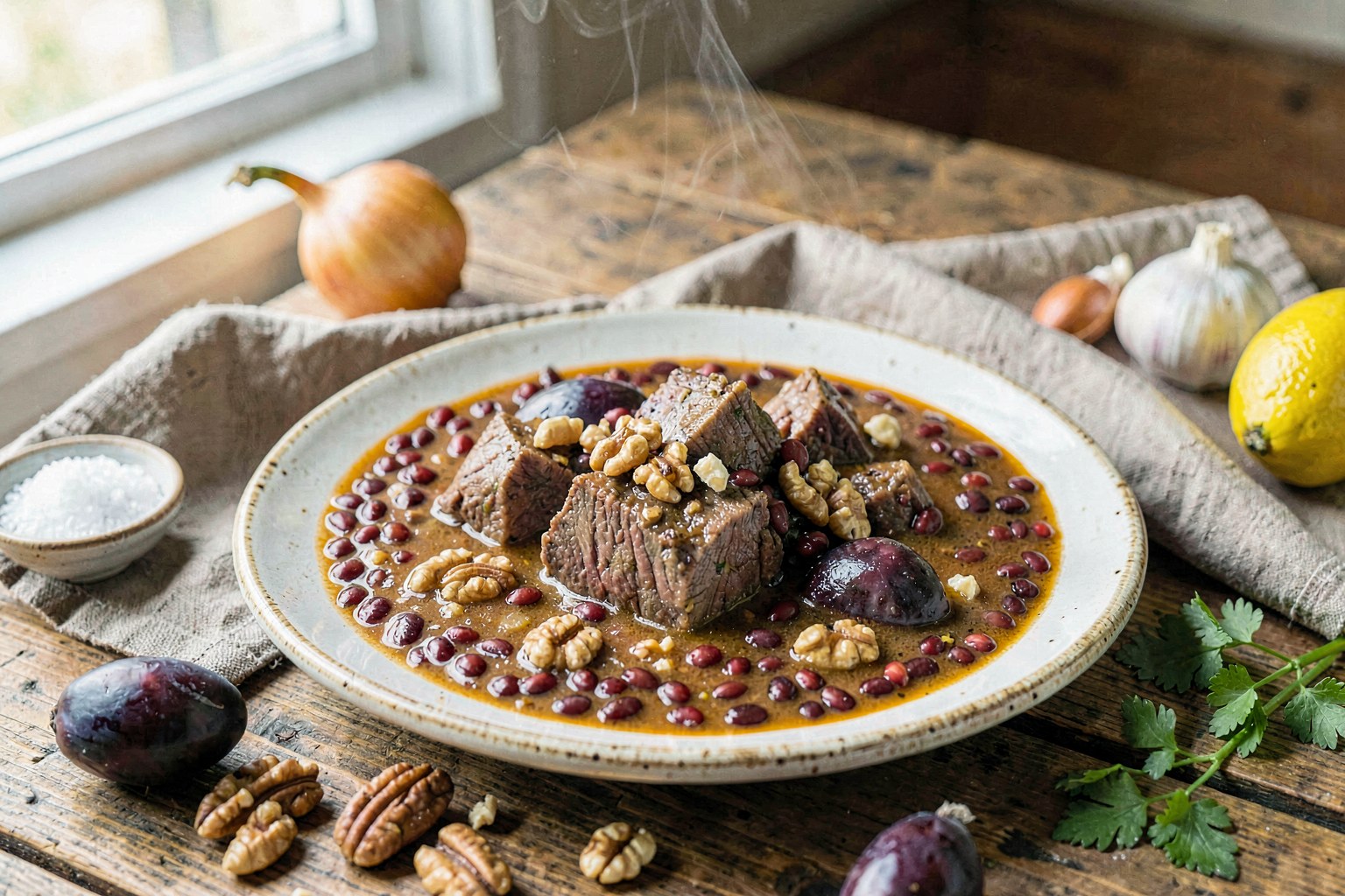 Grass-Fed Beef & Red Lentil Kharcho Stew