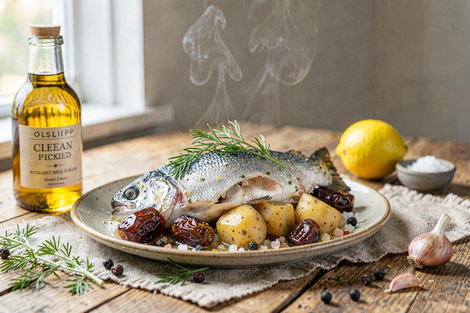 Ølslipp: Nordic Clean Pickled Herring with Dill and Potatoes