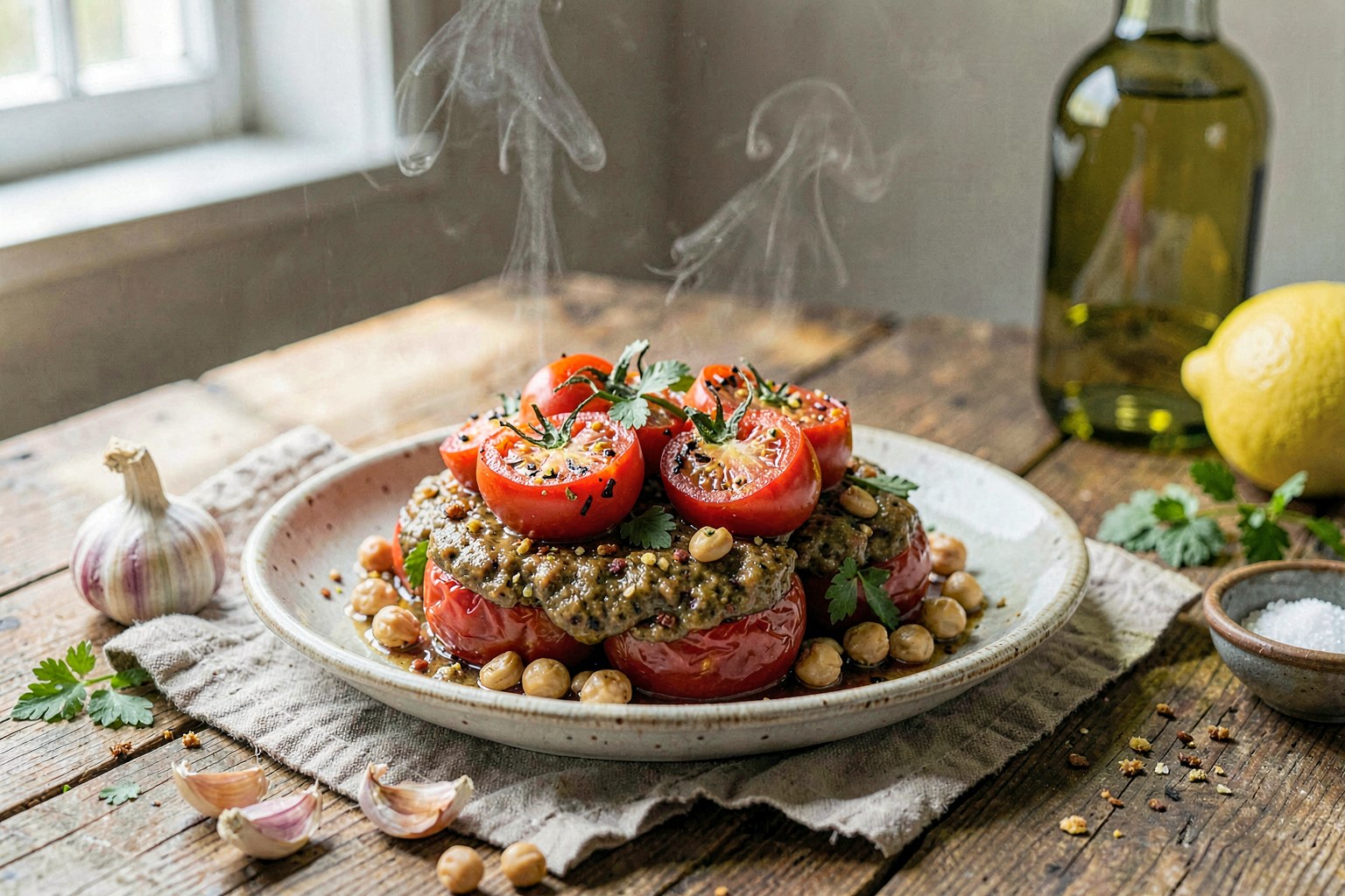 Roasted Matlouha Tomato Confit
