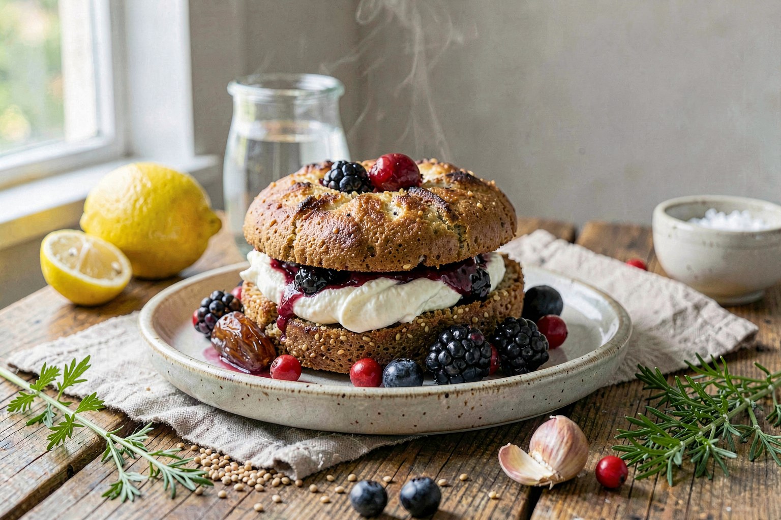 Råbærkringle (Nordic Clean Berry Buns)