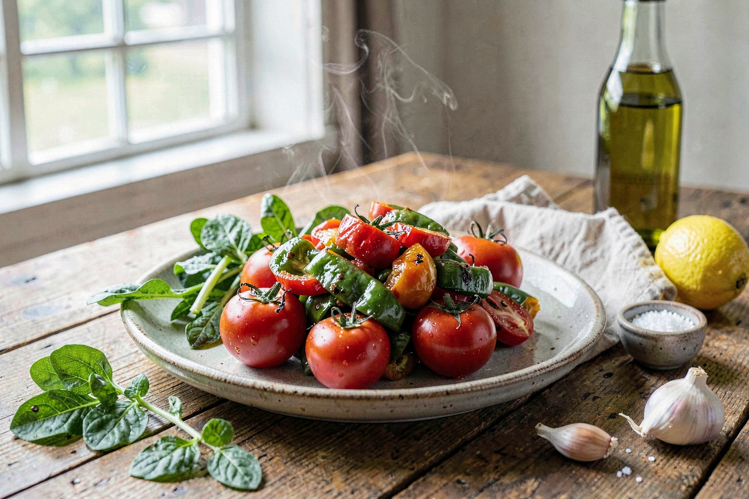 Farm-Roasted Taktouka with Chard